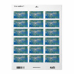 Étiquette Nénuphar, 1916-1919 par Claude Monet<br><div class="desc">Claude Monet - Nénuphar,  1916-1919. Oscar-Claude Monet (1840-1926) est un peintre français et fondateur de la peinture impressionniste qui est considéré comme un précurseur essentiel du modernisme,  surtout dans ses tentatives de peindre la nature telle qu'il la perçoit.</div>