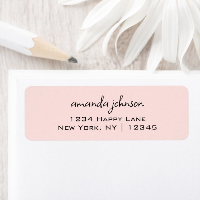 Étiquette Nettoyer Simple Minimal Clair Décontracté Clair Ro (En situation)