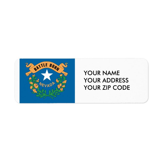 ÉTIQUETTE NEVADA (Devant)