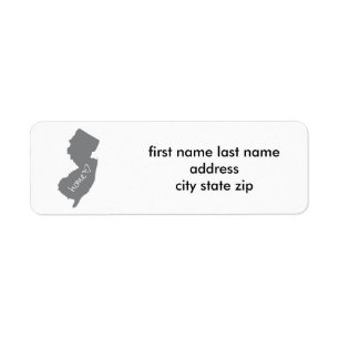 Étiquette New Jersey <3 à la maison