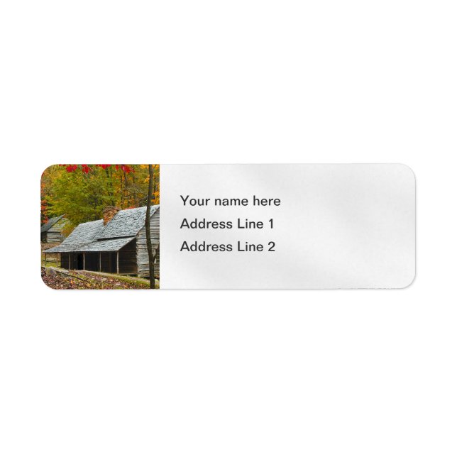 Étiquette Noah "Bud" Ogle Cabine dans les Smokies (Devant)