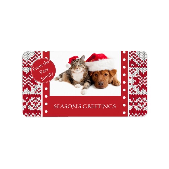 Étiquette Noël (Devant)