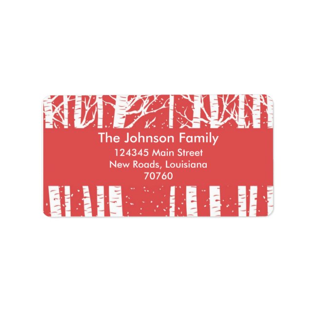 Étiquette Noël (Devant)