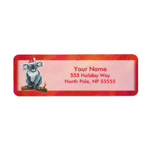 Étiquette Noël à Koala Bear