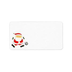 Étiquette Noël de football