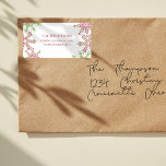 Étiquette Noël Fête Colorée Mignonne Flocon de neige hiver<br><div class="desc">Ce design comprend un flocon de Noël simple mignon étiquette d'adresse de retour avec coloré rouge vert fantaisie, une étiquette d'adresse de retour de Noël, un joyeux fêtes de Noël design, simple minimaliste typographie texte, fournitures d'envoi de vacances minimales, illustration de Noël hiver créative de neige amusant simpliste, rouge rose...</div>