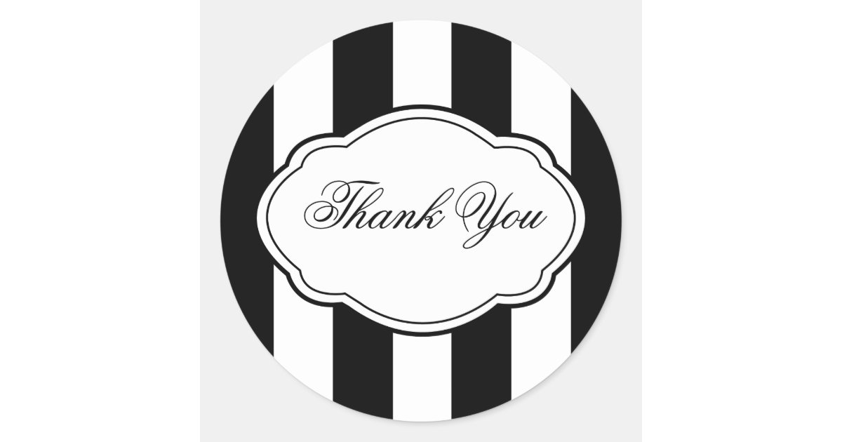 Étiquette noir et blanc personnalisable | Zazzle.fr