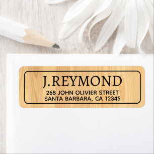 Étiquette Nom de famille ou de l'entreprise nom de famille