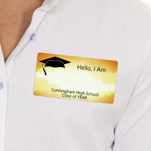 Étiquette Nom de l'aquarelle or de la réunion de c