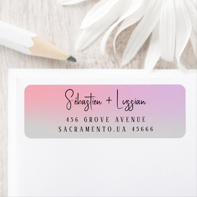 Étiquette Nom personnalisé Classique (En situation)