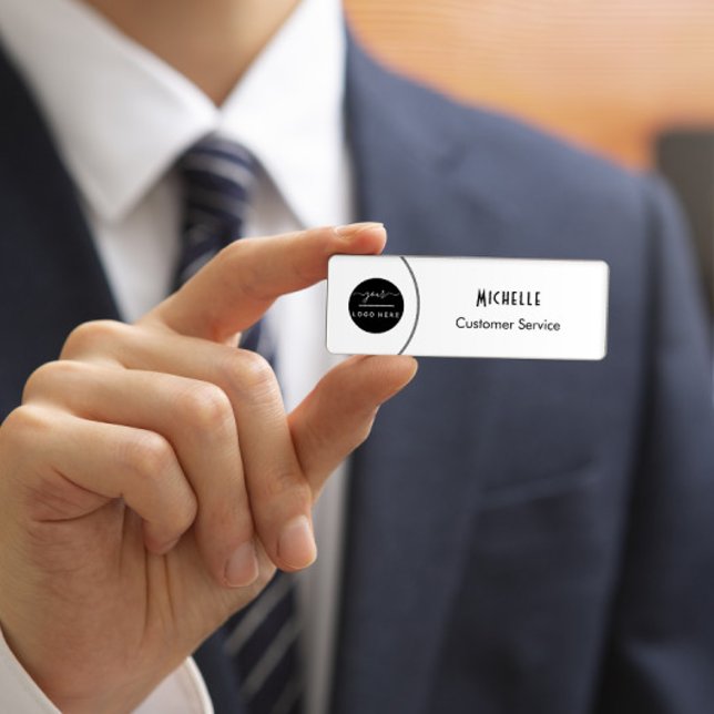 Étiquette nominative avec épingle de sûreté ou mag (Créateur téléchargé)