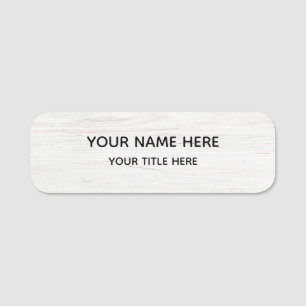 Étiquette nominative avec pin de sécurité magnétiq