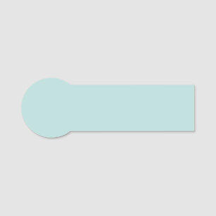 Étiquette nominative classique Aqua Blue 3,75" x 1