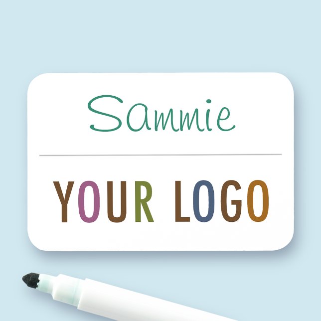Étiquette nominative effaçable à sec avec logo, av (MISOOK Large Erasable Name Tag)