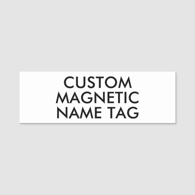Étiquette nominative magnétique personnalisée vier (Devant)