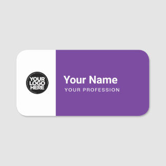 Étiquette nominative personnalisée grande broche o