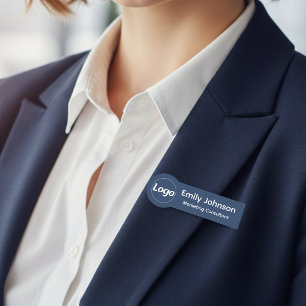 Étiquette nominative personnalisée pour employés d