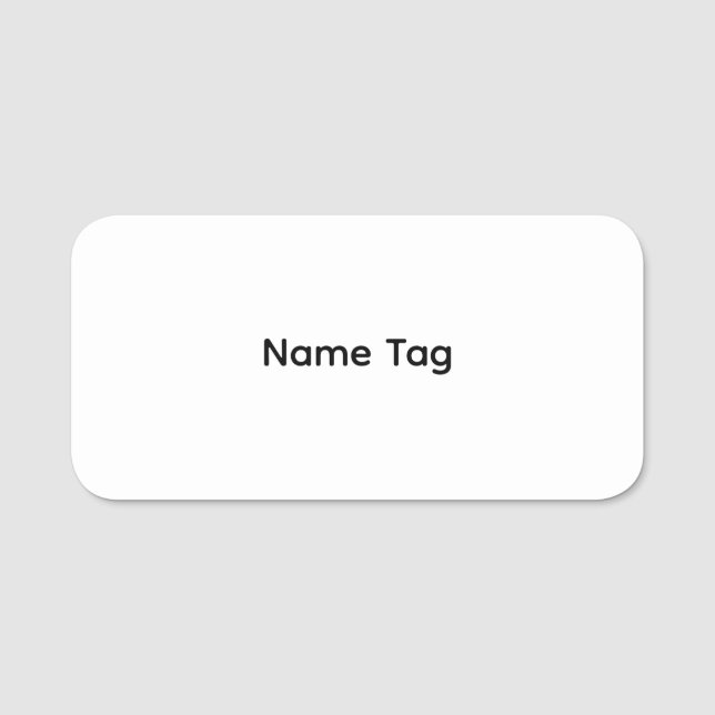 Étiquette nominative personnalisée simple | Tablea (Devant)