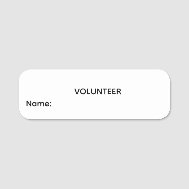 Étiquette nominative réutilisable à effacement à s (Devant)