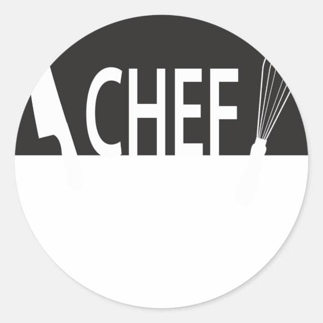 Étiquette nommée de chef pour faire cuire (Devant)