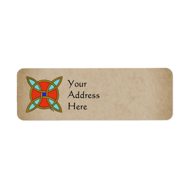 Étiquette Nordic Protection from Witchcraft or Witch's Knot (Devant)