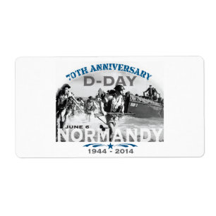 Étiquette Normandie 70e anniversaire du jour J