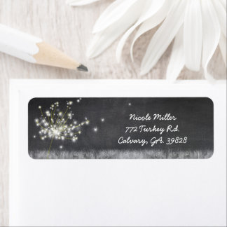 Étiquette Nostalgale Chalkboard Dandelions Business