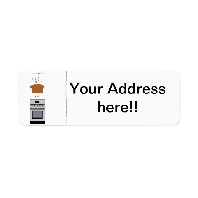 Étiquette Nous avons un .... Brun dans le coin ! ! (Devant)