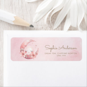 Étiquette Nous Sommes Au-Dessus Du Baby shower De La Fille L