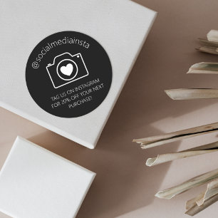 Étiquette Nous Sur Instagram Pour Le Sticker De Pr