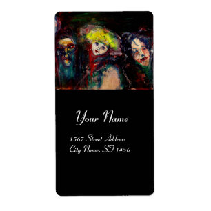 Étiquette NUIT DE CARNAVAL À VENISE Mascarade Vénitienne Mas