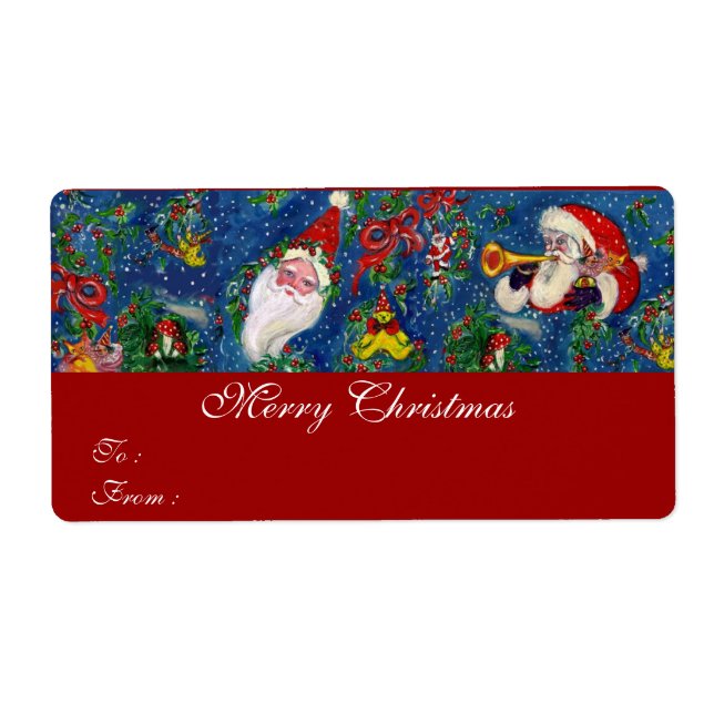 ÉTIQUETTE NUIT DE NOËL (Devant)