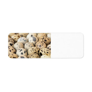 Étiquette Oeufs de caille