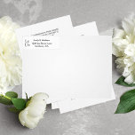 Étiquette officielle et élégante de l'adresse de r<br><div class="desc">Étiquette officielle et élégante de l'adresse de retour</div>