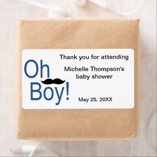 Étiquette Oh Garçon Baby shower Bouteille D'Eau Et Favoriser