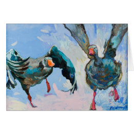 Étiquette ! Oies jouant des jeux personnalisables