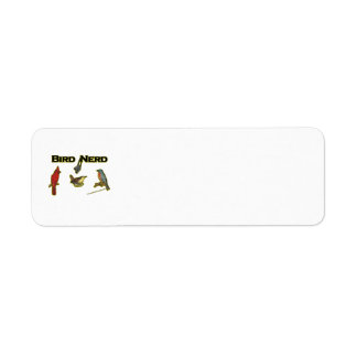 Étiquette Oiseau Nerd