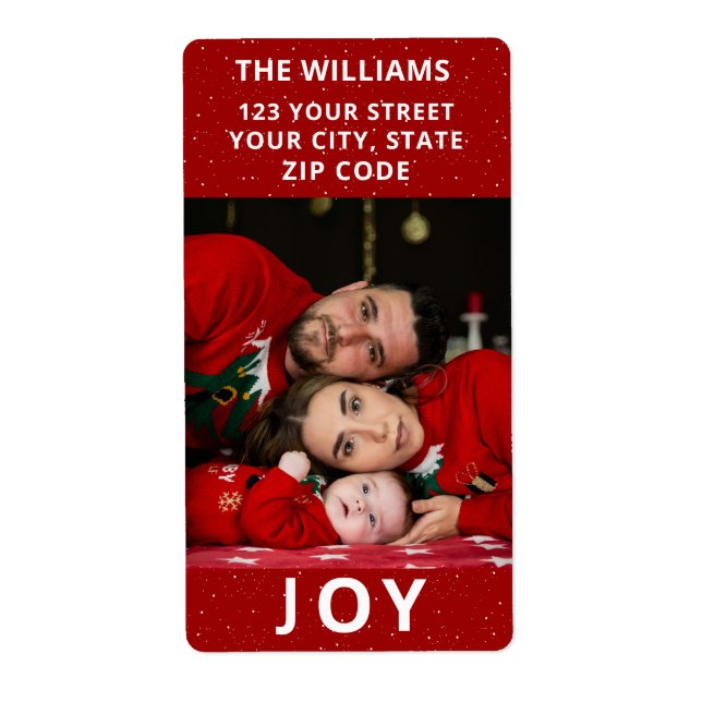 Étiquette One Photo Joy (Devant)