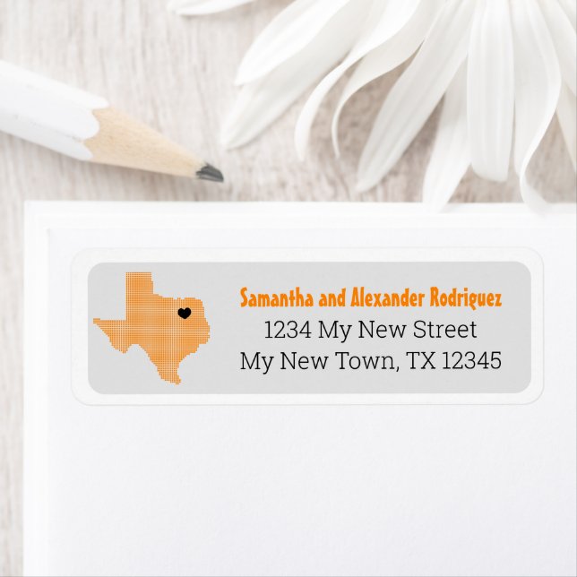 Étiquette Orange parti au sud, Y'all (En situation)