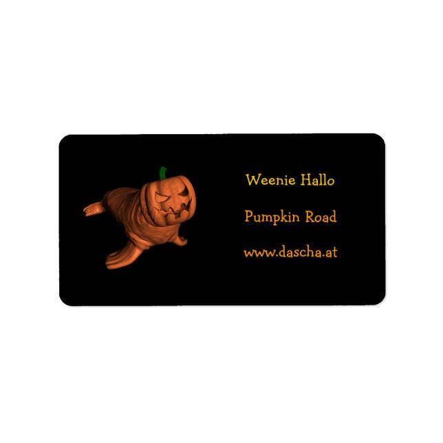 Étiquette Orange Walrus (Devant)