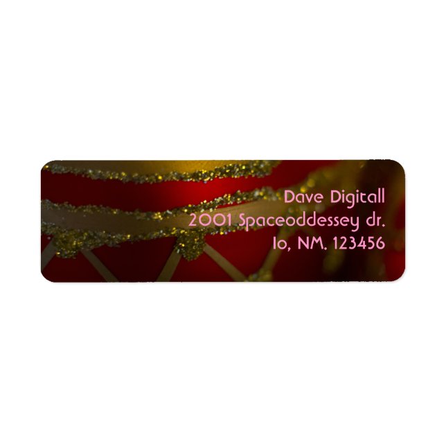 Étiquette Ornement de Noël 5 (Devant)