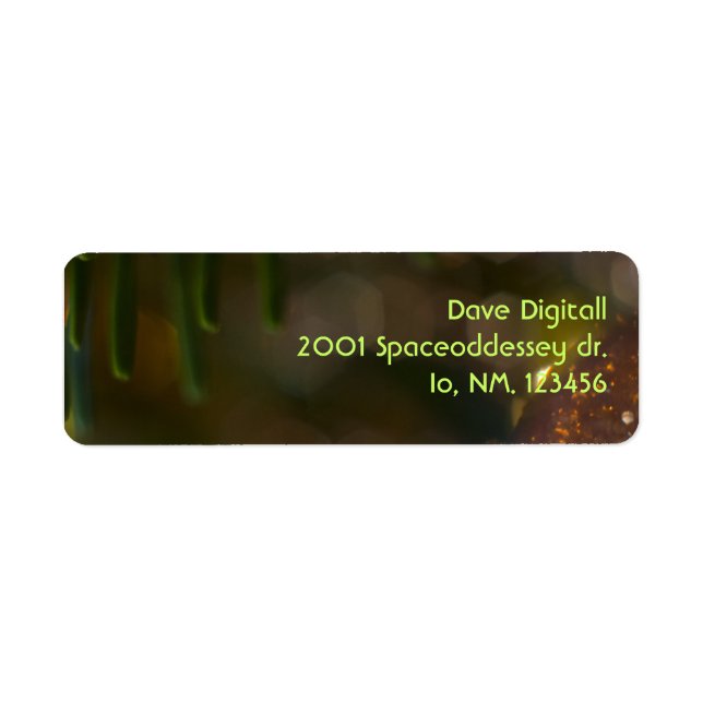 Étiquette Ornement de Noël 7 (Devant)