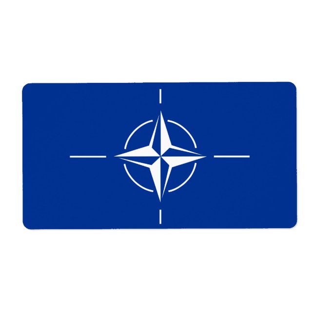 Étiquette OTAN Atlantic Treaty Organization Allia (Devant)