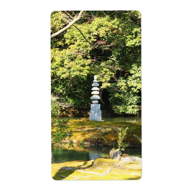 Étiquette Pagode au serpent blanc / Hakuja No Tsuka (Devant)