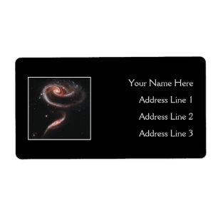 Étiquette Paires de galaxie d'arp 273 (télescope de Hubble)