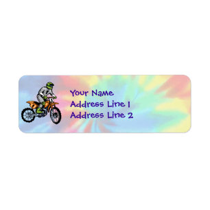 Étiquette Paix, Amour, Motocross