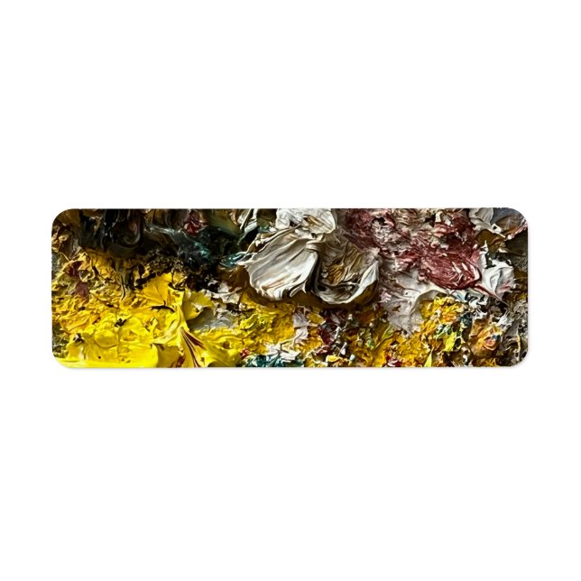 Étiquette Palette de l'artiste #1 (Devant)