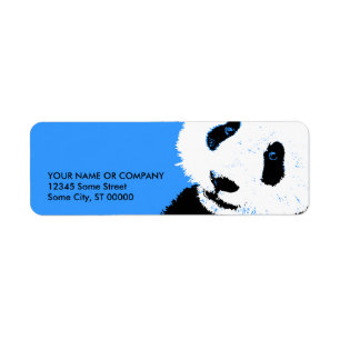 Étiquette panda