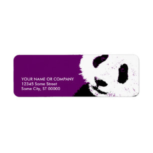 Étiquette panda.