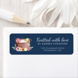 Étiquette Panier à crochet en fils de Fer fait main